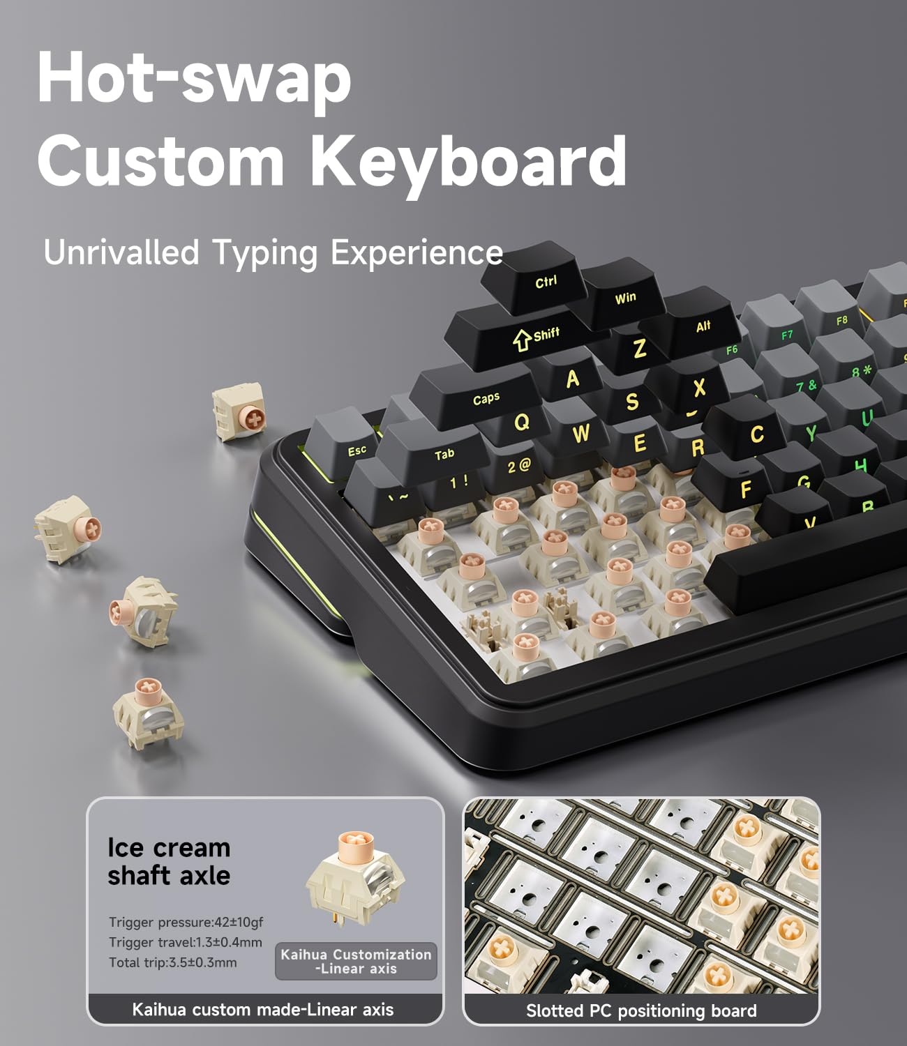 Amazon.com: MCHOSE K99 98% Wireless Mechanical Keyboard, Tri-Mode
